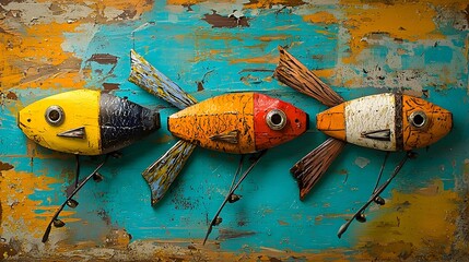 Poster - Scad fish showcased in a beautifully vibrant and natural underwater environment creating a mesmerizing and captivating visual display