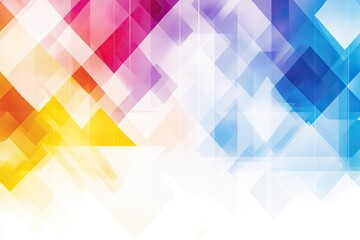 Aufkleber - Vibrant Abstract Design Showcasing Colorful Arrows in Dynamic Patterns Against a White Backdrop