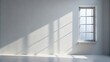 © beng - Simple elegance of window shadow on white wall