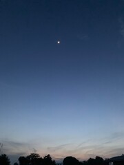 Wall Mural - Beautiful sky in the early morning.