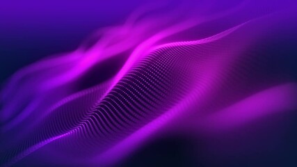 Aufkleber - A Stunning and Vibrant Abstract Background Seamless Loop Featuring Graceful Flowing Light Patterns