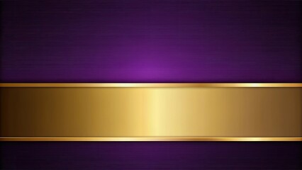 Purple and gold gradient on black background with brown and white overlay