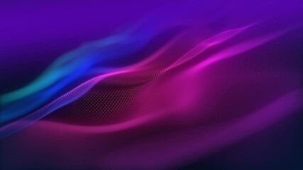 Aufkleber - A Stunning and Vibrant Abstract Background Seamless Loop Featuring Graceful Flowing Light Patterns