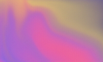 Abstract background featuring a blend of soft pinks, purples, and yellows. Its grainy texture adds depth,