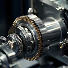 Poster - Detailed Precision Engineered Gears and Cogs