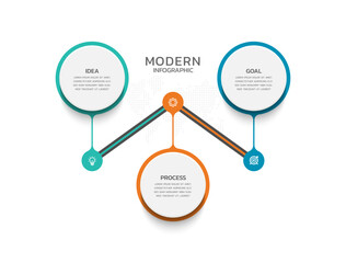 Business infographic template design