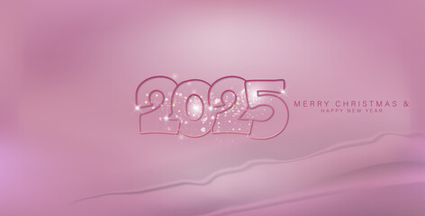 A vibrant wallpaper celebrating New Year 2025 with festive designs and joyful elements for a cheerful atmosphere