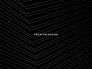 Premium background design with diagonal gradient black stripes pattern. Vector horizontal template for digital luxury business banner, formal invitation, luxury voucher, gift certificate,etc	