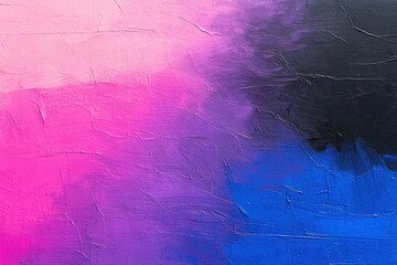 Wall Mural - Dark Gradient Noise Texture Background in Blue, Purple, Magenta, Pink, and Black for Banner, Poster, Header, and Backdrop Design