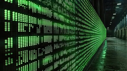 Poster - Dramatic Stock Market Graph on Screen