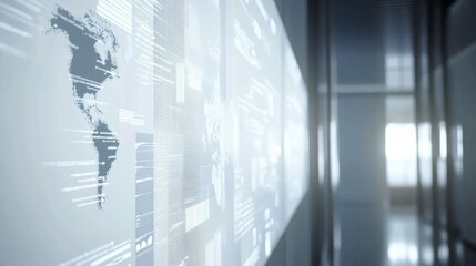 Poster - Modern Consulting Space with High Contrast Technology