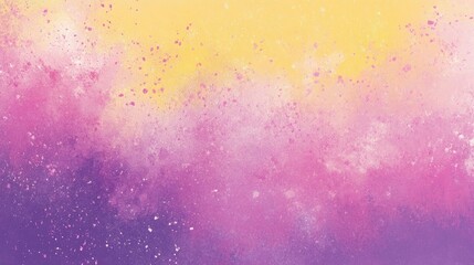Poster - Purple yellow pink grainy gradient background, pastel noise texture banner design