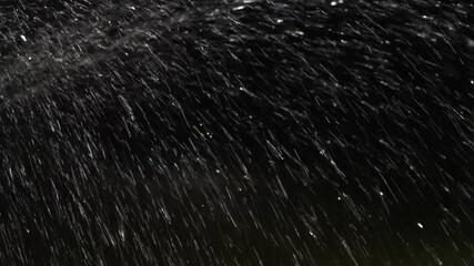 Poster - Dynamic Motion of Water Droplets Refreshing Display of Liquid Nature, Shimmering Light, and Beautiful Spray in Motion