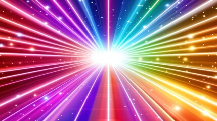 Poster - Radiant Colorful Abstract Background Design