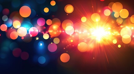 Poster - Colorful Abstract Light Background for Creative Projects