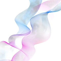 Wall Mural - Fluid light waves and lines in dynamic vector abstract design