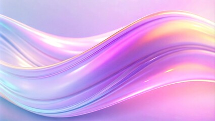 Leinwandbilder - Trendy wave liquid style. Trendy wave gradient, create soft lines with creative swoosh style. wavy pattern wallpaper. abstract design, dynamic background. Holographic neon fluid waves