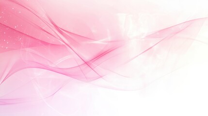 Poster - Soft Gradient Background with Flowing Wave Shapes