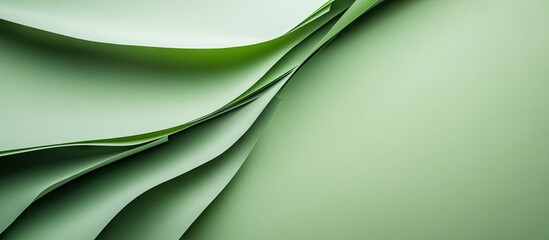Leinwandbilder - Background in green paper. with copy space image. Place for adding text or design