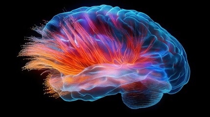 Poster - Exploring the intricacies of the human brain through conceptual art