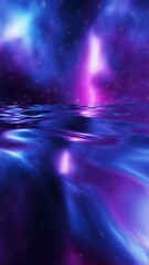 Poster - abstract neon liquid background animation