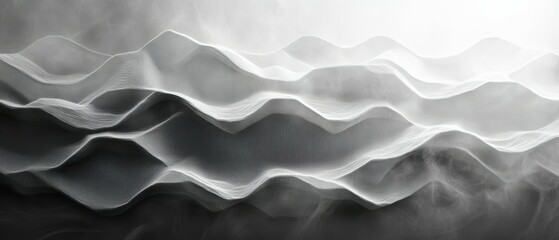 Poster - Exploring digital geometry a mesh of hexagonal lines in art