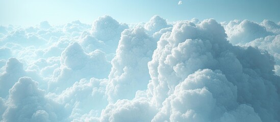 Poster - Full frame of clouds viewed from a low angle. with copy space image. Place for adding text or design