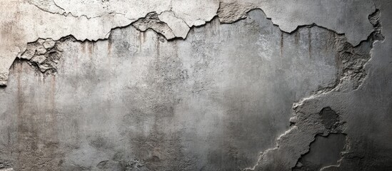 Aufkleber - old gray wall abstract vintage gray backdrop texture of old concrete plaster cracks. with copy space image. Place for adding text or design