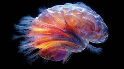 Poster - A futuristic exploration of the human brain with bcca an artistic representation of neural networks