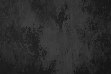 Wall Mural - Old black grunge textured background. Dark abstract wallpaper