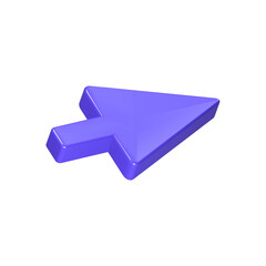 Poster - arrow pointer icon click 3d