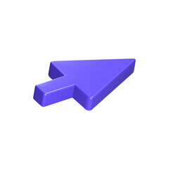Poster - arrow pointer icon click 3d