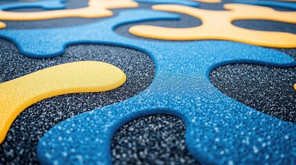 Poster - Colorful Abstract Design on Textured Surface