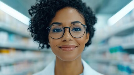 Pharmacist Reviewing Patient Records on Tablet