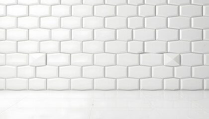 White Tiles arranged to create a Polished wall. Diamond Shaped, 3D Background formed from Futuristic blocks. 3D Render isolated with white highlights, png