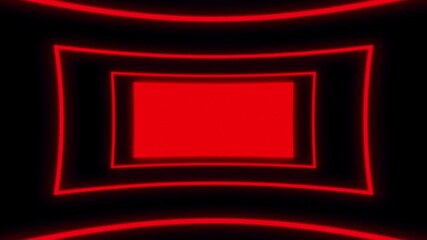 Poster - Neon lines light red and Blake color creativ background . Creative banner red neon screens.