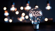 © Morninghead - light bulb with text 2025 illuminated, symbolizing future ideas and innovation