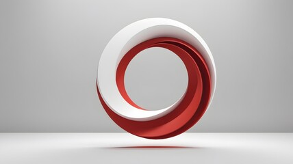 Glossy metallic red circle button vector icon illustration design for web, business, and internet