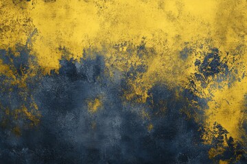Poster - This vibrant and colorful abstract background showcases a stunning blend of bright yellow and deep dark blue hues