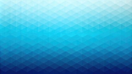 Aufkleber - Abstract Geometric Background with Gradient of Blue and White Triangles