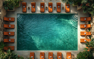 Luxury Oasis: Relaxation by the Poolside