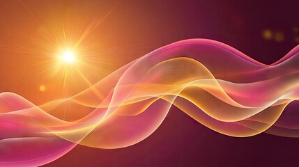 Poster - Blurred light streaks flowing across a dark gradient background, evoking a sense of motion and speed. Suitable for dynamic and creative projects.
