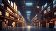 © warunthorn - Warehouse Interior.