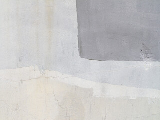 Wall Mural - gray wall, cement wall painted white background texture