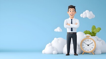 Leinwandbilder - Businessman Ticking Off Completed Tasks on Checklist for Successful Project Approval   Representing Task Management Success and Project Completion