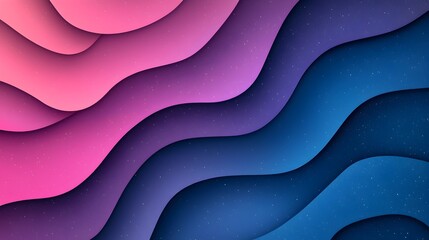 Aufkleber - Moody and Atmospheric Abstract Gradient Background with Dark Blue and Purple Tones Blended with Magenta and Pink Enhanced by Grungy Black Noise Texture for a Contemporary Poster Header Design