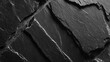 © Bijac - dark slate texture background with deep black tones and subtle variations, ideal for creating a bold and sophisticated visual impact