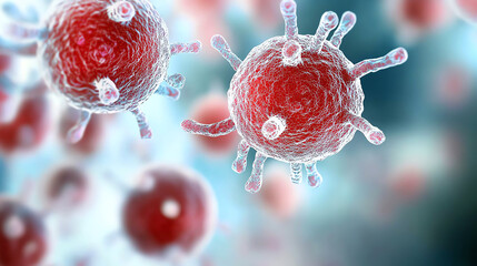 Poster - Artistic rendering of evolving bacteria a visual exploration of antibiotic resistance and microbial evolution