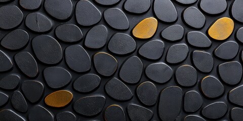 Poster - Rubber mat texture with a rough, anti-slip finish, suitable for industrial and construction themes.