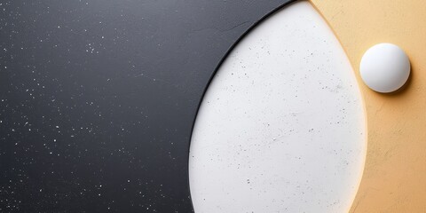 Poster - Thin, seamless border paired with a textured background, ideal for clean and modern design projects.